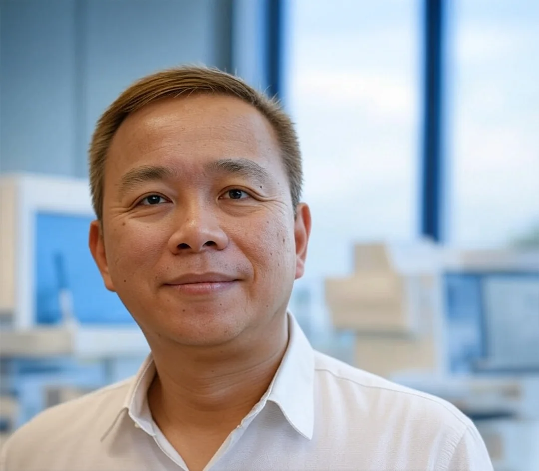 Portrait of Dr. Thanawat Chen, Chief Scientific Officer
